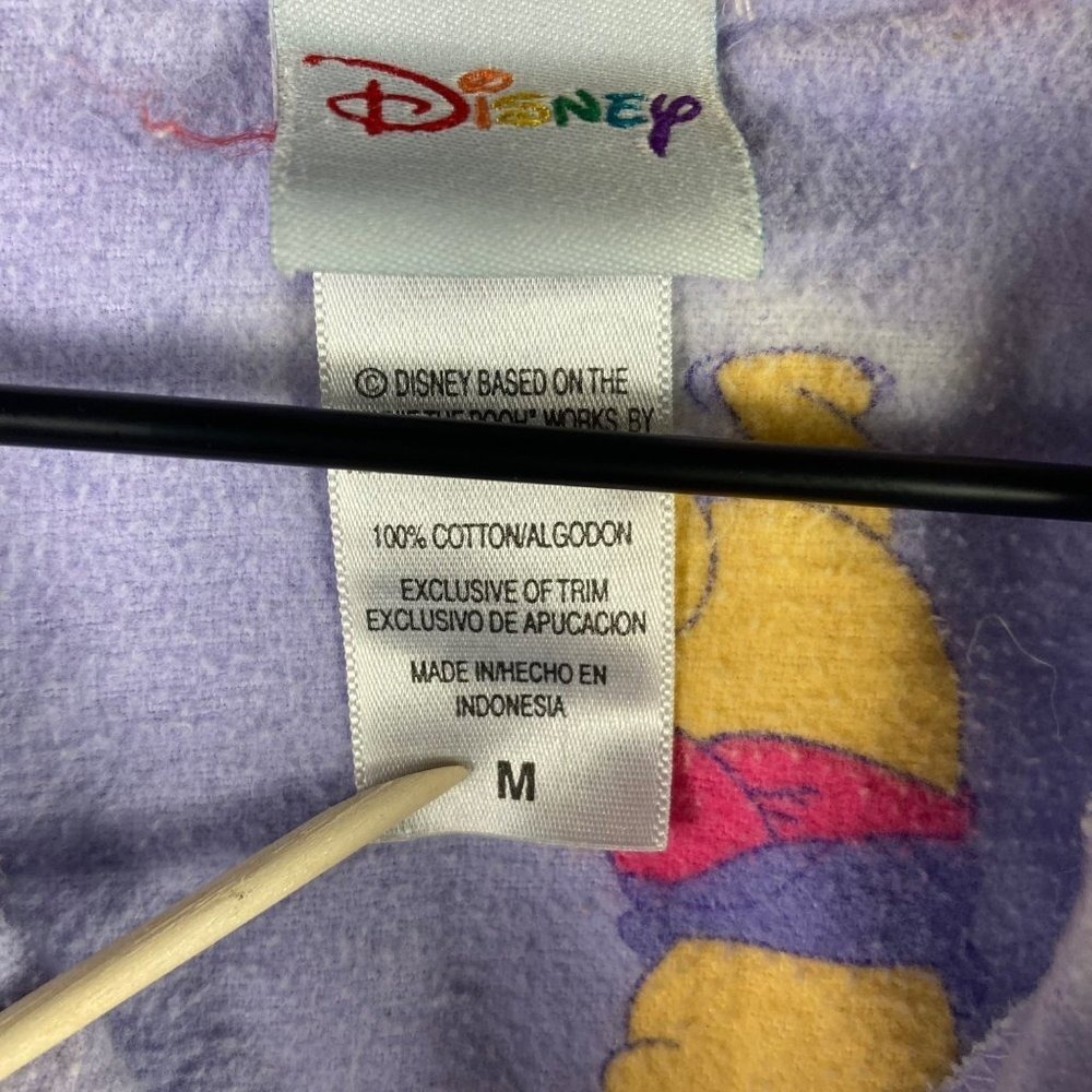 Disney Winnie Pooh Womens‎ Pajama Top M Sleepwear Ladies Pooh Bear Tee - Picture 8 of 11